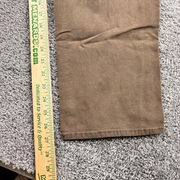 Abercrombie & Fitch Chino Pants Mens 31x28 Brown Stretch Vintage Y2K - Picture 6 of 8